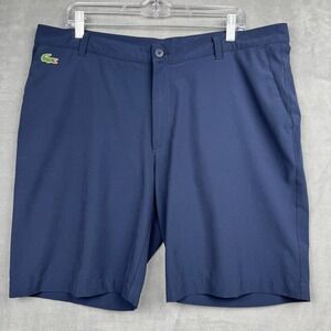 Lacoste Sport Navy Blue Golf Shorts Men's US 38 Polyester Blend
